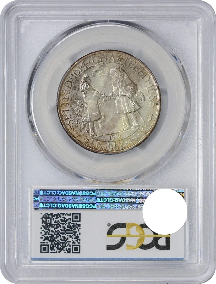 Albany Commemorative Silver Half Dollar 1936 MS65 PCGS - Image 2 of 2