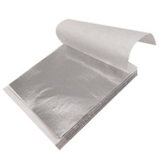 100 Sheets Leaf Foil Gilding Art Craft Metallic Transfer DIY Gold Silver Copper 