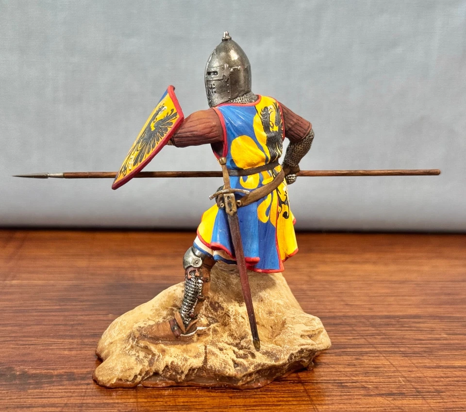 Caballero Torneo Carolingio Arsenyev 418D Hecho en Rusia con Lanza y Calentador Foto 4 de 4