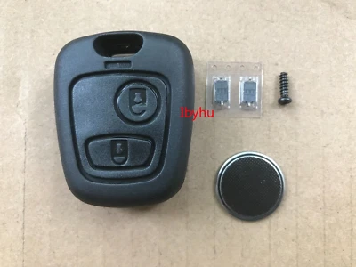 For Toyota Aygo 2 Button Remote Key Fob Case Shell Full Repair Kit