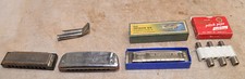 3 Harmonica Honner Paramonic  Golden Melody pitch pipe whistle collectible lot
