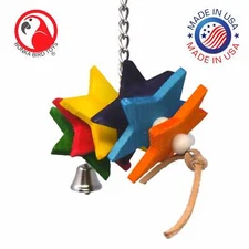 1527 Star Rack Parrot Bird Toy Cage Cages Toys African Grey Conure Amazon