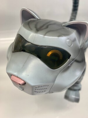 Vintage 1990's Tekno Cat Robot Kitty by Manley Quest Gray