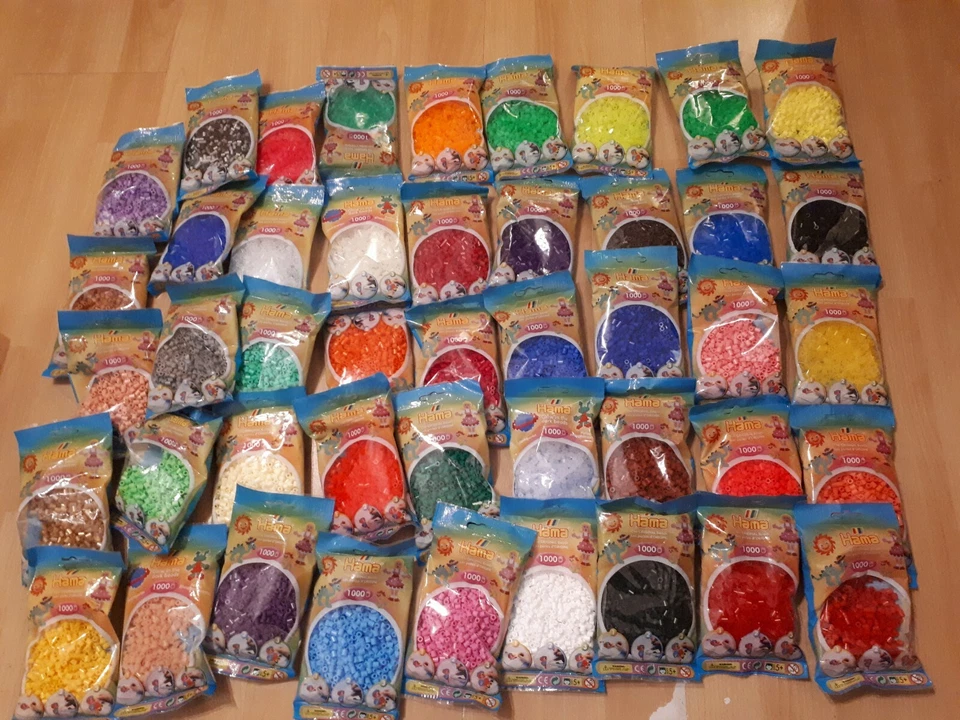 Hama " Bügelperlen 1000 St. Sortiert "