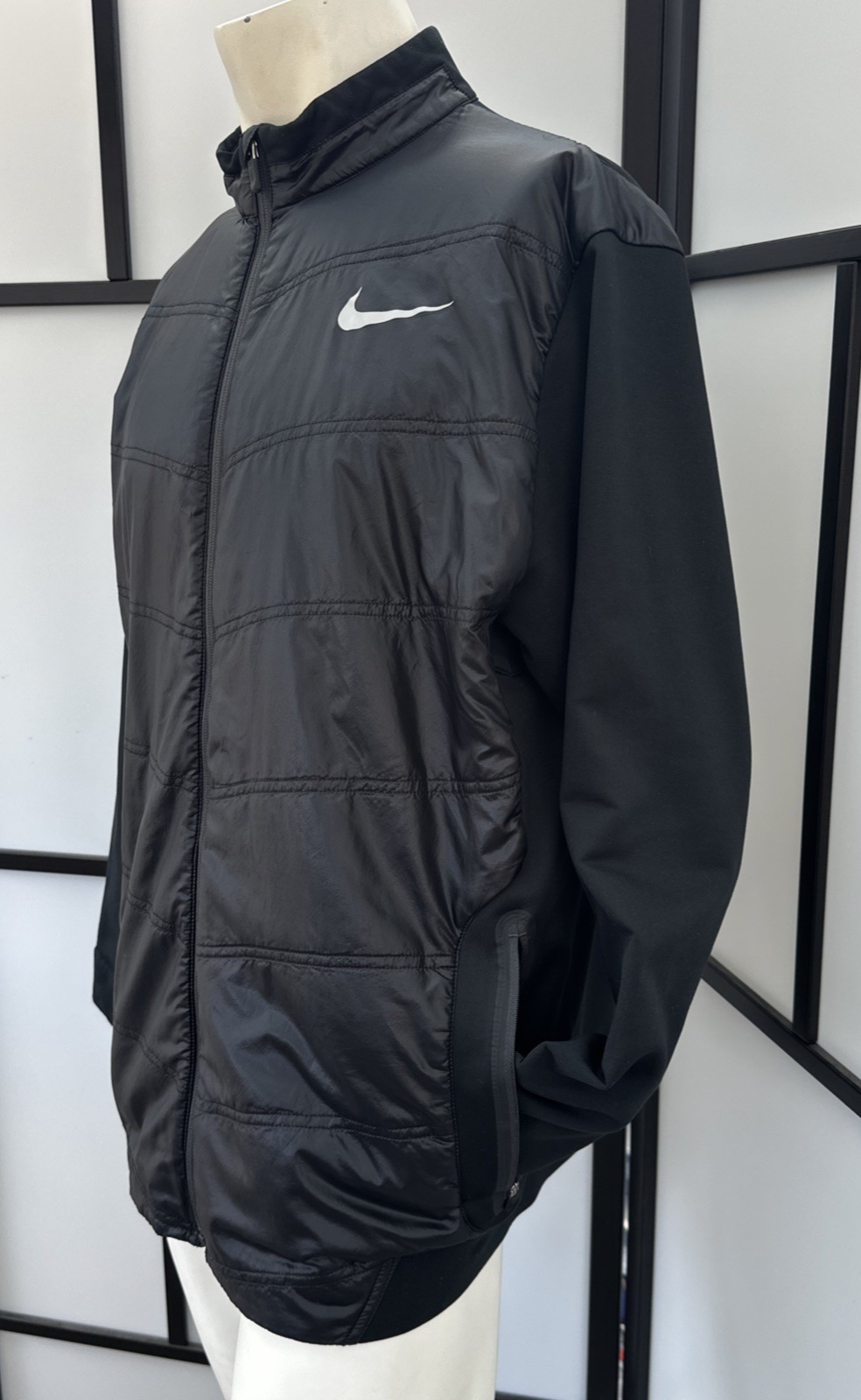 SACAI X NIKE Nike Golf Giacca Leggera Petto Tampone Uomo Taglia XL Nero 543550 010