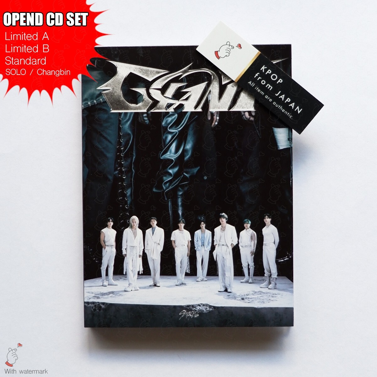 OPENED CHANGBIN STRAY KIDS GIANT LIMITED A , B , STANDARD , SOLO