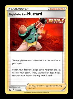 Pokemon Battle Styles MUSTARD 134/163