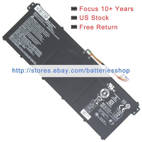 Nuova batteria per ACER CP713-2W-5874 A515-54 CB314-1H-C884 A515-43-R19L - Foto 2 di 6