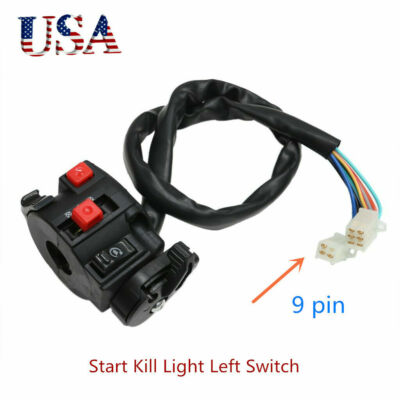 Kill Light & Choke Switch Combo For 90cc 110cc 125cc Chinese ATVs (TaoTao, Roketa, Etc.)