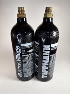 Tippmann & Action Village 20 Oz Refillable Aluminum CO2 Paintball Tank