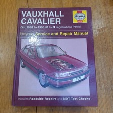 Vauxhall Cavalier MK3 Haynes Manual 1988 to 1995 Petrol SRi GSi XE Red Top