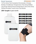 3Oz Urine Test Complete Kit 2 Smaller Translucent Portable Empty Bottle Hidden — photo 4