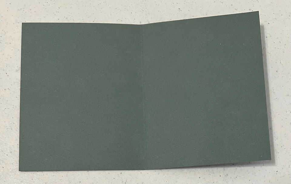 Tarjeta hecha a mano A Friend Is Someone You Can Apoyarse en blanco por dentro con sobre Foto 2 de 3