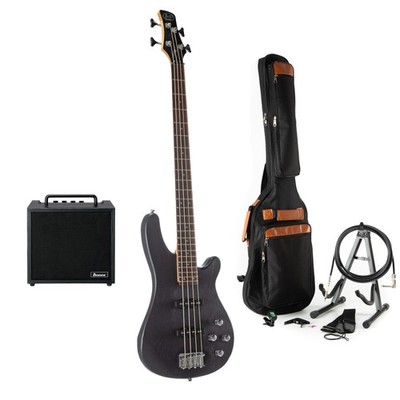 J & D 150J Trans. Satin Blk + IBZ10 - Pack basse électrique-Set
