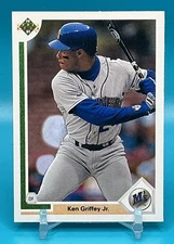 1991 Upper Deck Ken Griffey Jr Seattle Mariners #555 Baseball Card HOF Clean