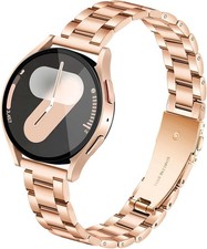 Slim Stainless Steel Strap Compatible with Samsung Galaxy Watch 6 40mm 44mm
