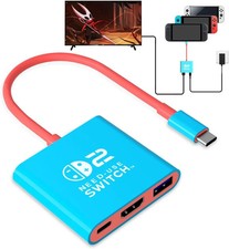 Switch 2 Dock for Nintendo Switch2 Tv Adapter Portable Switch2 Docking Station,