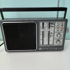 Vintage GE TV SOUND General Electric 4 Band Receiver TV/WB/AM/FM Radio Works