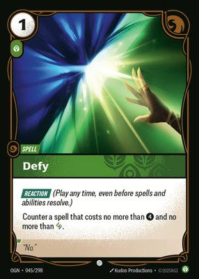 Riftbound: League of Legends - Contre-Sort - Origines - MINT/NMINT - FR - FOIL