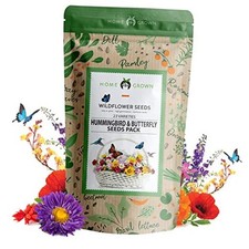 Wildflower Seeds - Premium Birds Butterflies Seed Collection 3 Oz 130,000