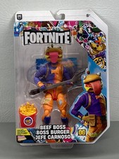 Fortnite Beef Boss Hamburger 6 Inch Action Figure New Sealed Case Fresh