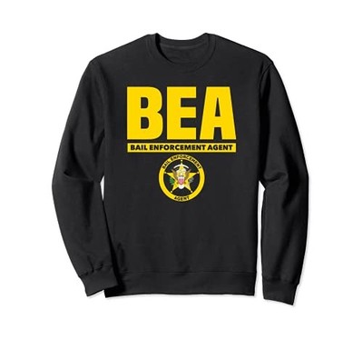Bail Enforcement Agent Badge Hoodie Fugitive Bounty Hunter Sweatshirt von JP