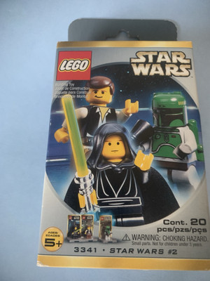 LEGO 3341 Star Wars #2-Luke Skywalker, Han Solo & Boba Fett Minifig Pack NEW