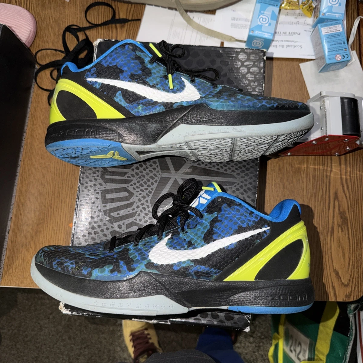 Nike Zoom Kobe 6 Blue Camo for Sale | Authenticity Guaranteed | eBay