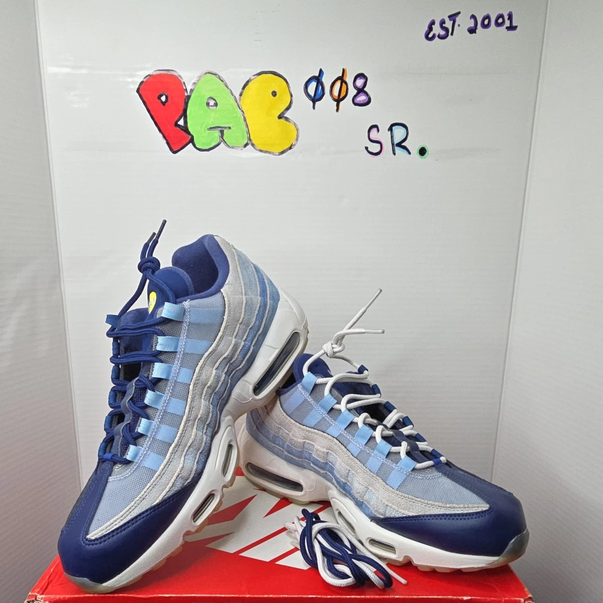 Nike Air Max 95 SE Day Night Blue Void‎ Shoes Mens Size 11 CK1412-400 Sneakers Nike Air Max 95 SE Day Night Blue Void Shoes | Mercari main image 3