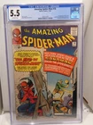 Amazing Spider-Man #18 1964 CGC 5.5 OW Pages 1st Appearance of Ned Leeds