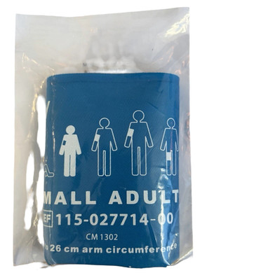 Mindray Small Adult Reusable Blood Pressure Cuff NIBP Cuff REF 115-027714-00