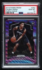 2019-20 Panini Prizm Rookie Purple Wave Chuma Okeke #262 PSA 10 GEM MT ya6
