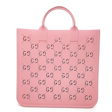 Gucci Tote Bag Pink rubber 457644