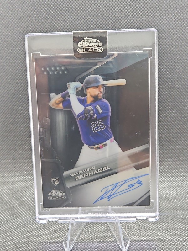 2026 Topps Chrome Black Warming Bernabel #CBA-WBE RC