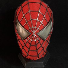 Spider-Man Mask Hood Gloves Tobey Macquire Halloween Perform Cosplay New