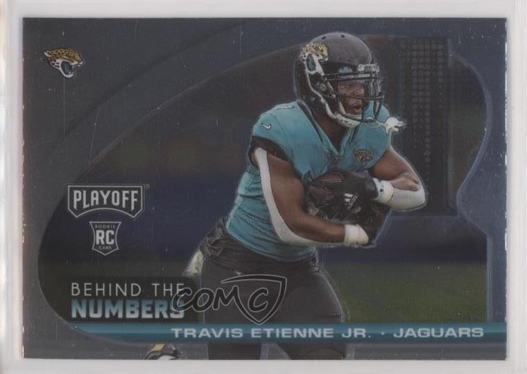 2021 Panini Playoff Behind The Numbers Travis Etienne Jr #BTN-TET Rookie RC 7l6