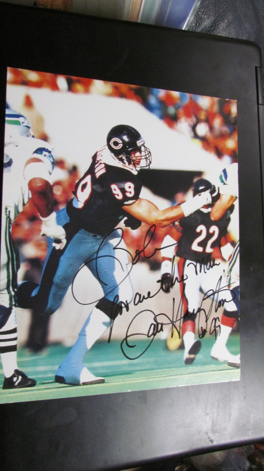 Dan Hampton signed photo PSA Certified 