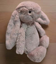 Jellycat London Small 7.5” Bashful Bunny Gray Plush 