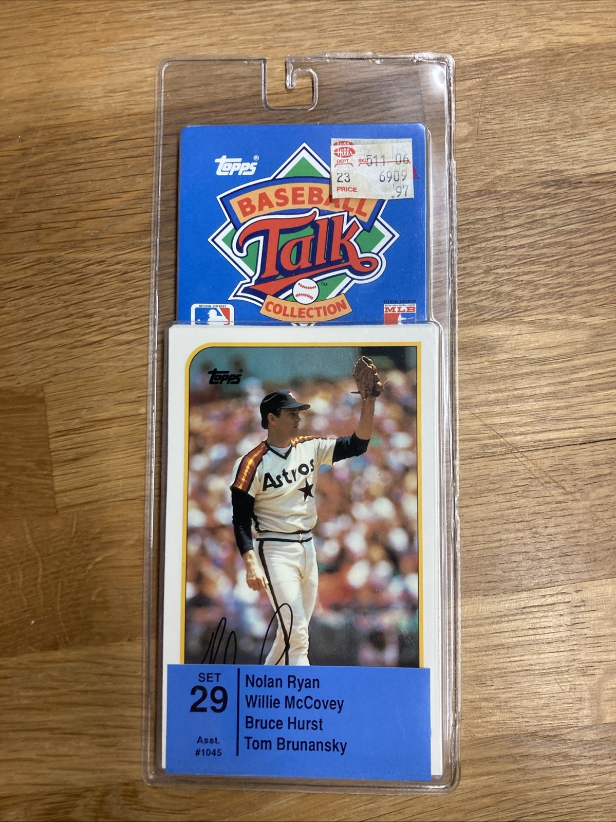 1989 Topps Baseball Talk SoundCards Nolan Ryan Willie McCovey Set 29 Unopened