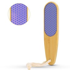 Nano Glass Foot File, Rasp with Bamboo 1 Count Pack of 1 ,