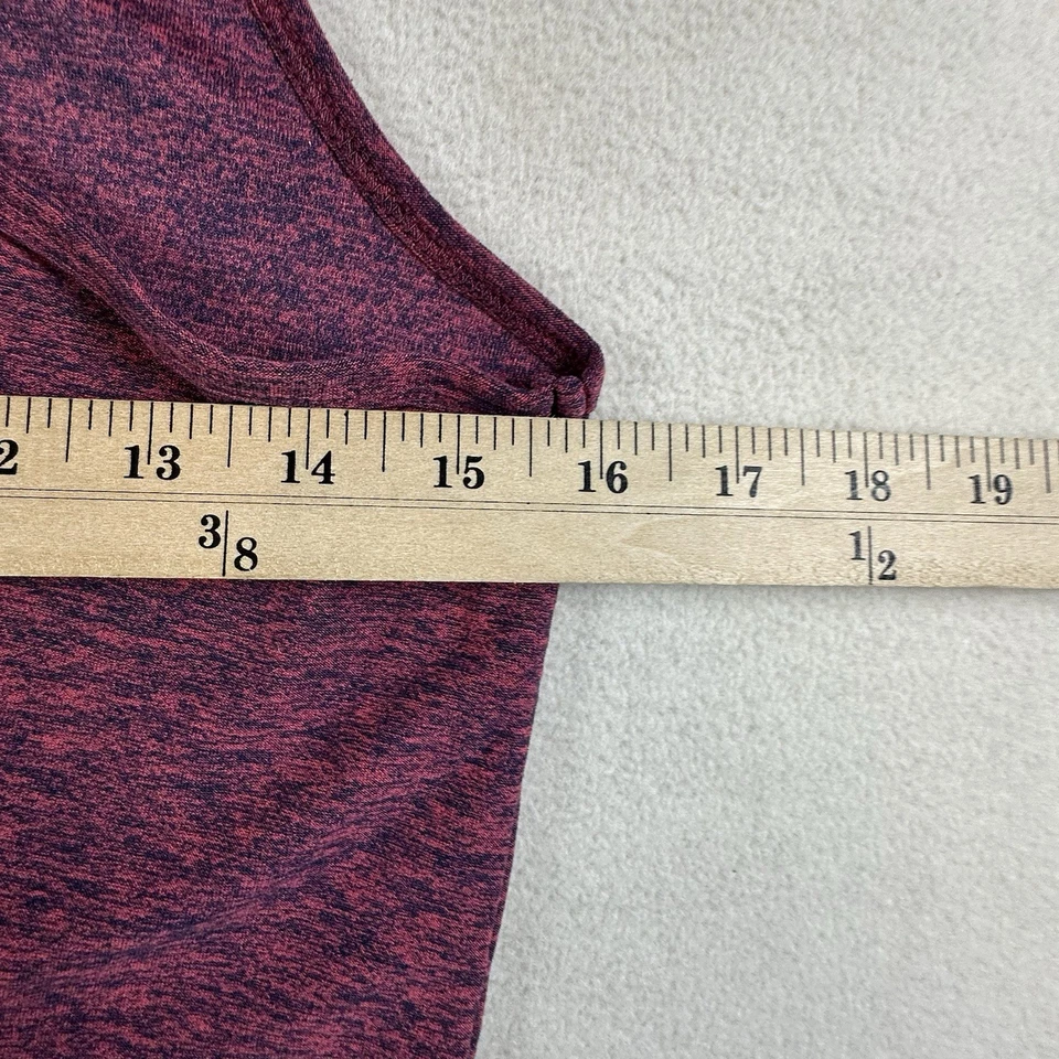 Beyond Yoga Shirt Womens Medium Space Dye Red Lightweight Crossover Tank Stretch - Image 2 of 4