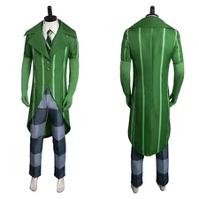 Villain Once-ler Cosplay Wensler Green Costume Outfits Halloween Carnival Suits