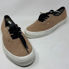 Vans Authentic Shaggy Suede Sneakers Tan Men's Size 13 Low Top