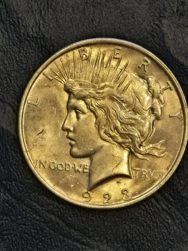 1923-P Peace Silver Dollar AU