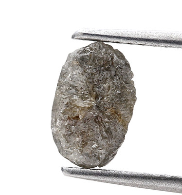 EARTH MINE DIAMOND 1+CTS GRAY COLOR NATURAL OVAL SHAPE DIAMOND TO MAKE JEWELRY