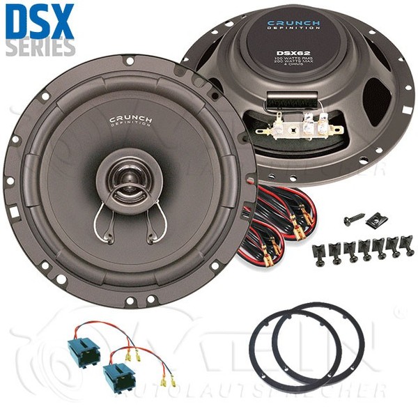 Crunch Auto Lautsprecher FüR Fiat Ulysse I 1994-2002 Front Vorn TüR 200W #Ackk-image