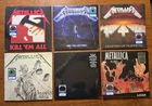 Metallica 6 SEALED Vinyl Lp Kill Em All Master Of Puppets And Justice For All