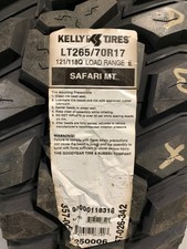 2 New Lt 265 70 17 Lre 10 Ply Kelly Safari Mt Mud Tires 2 New Lt 265 70 17 Lre 10 Ply Kelly Safari Mt Mud Tires