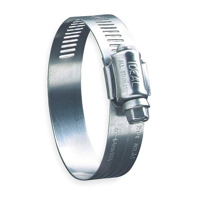 Grainger Approved 6832 Worm Gear Hose Clamp,9/16''W,1.5''ID,PK10 2W403