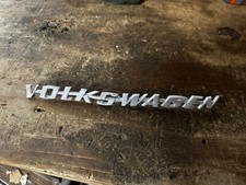 1968-1977 Volkswagen Vw Beetle Bug Ghia Decklid Engine Emblem Script Oem German